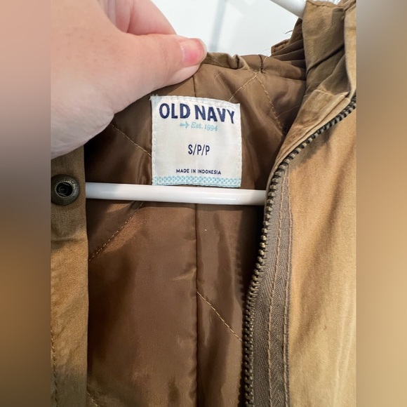 Old Navy Tan Winter Jacket Size Small - Picture 8 of 16